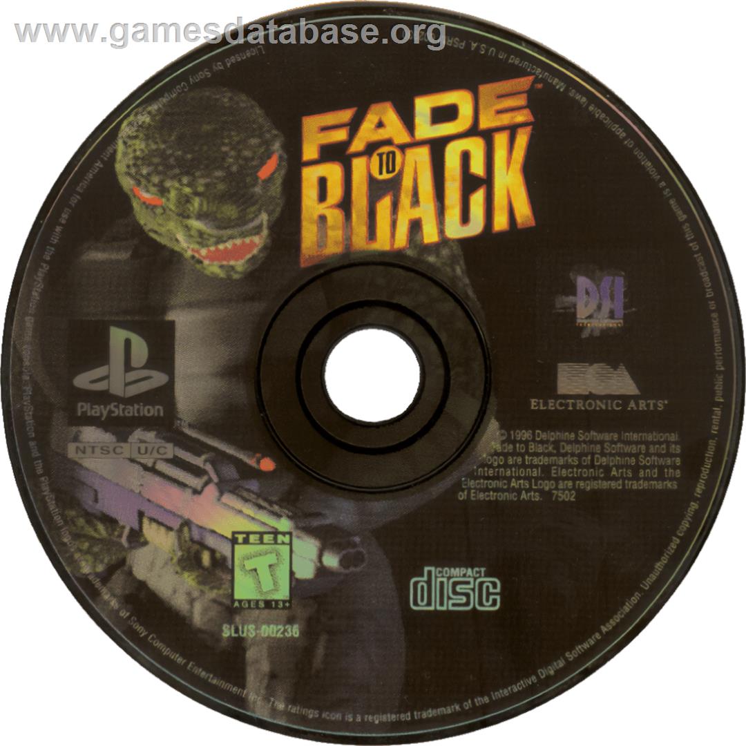 Fade To Black - Sony Playstation - Artwork - Cartridge
