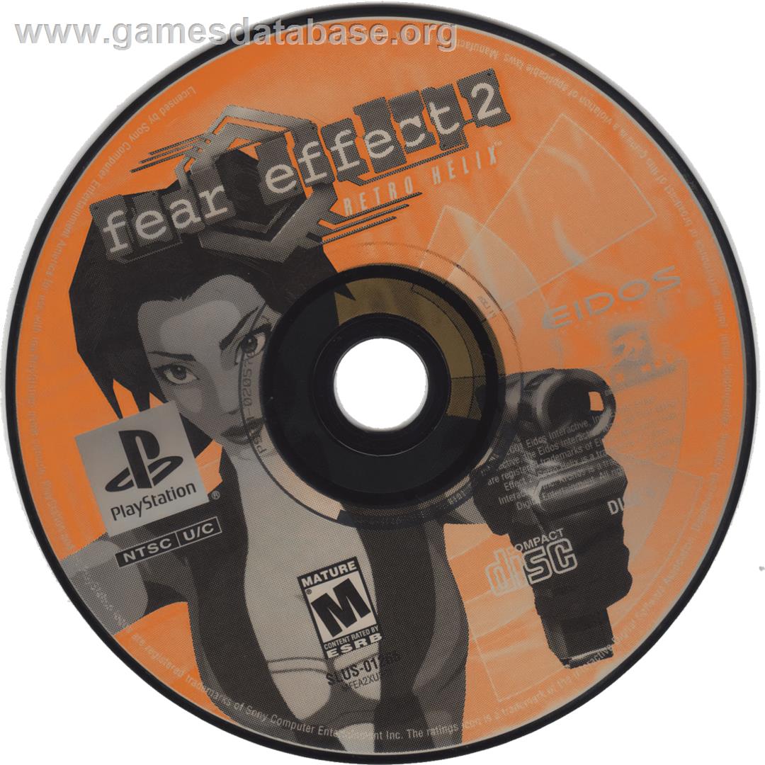 Fear Effect 2: Retro Helix - Sony Playstation - Artwork - Cartridge