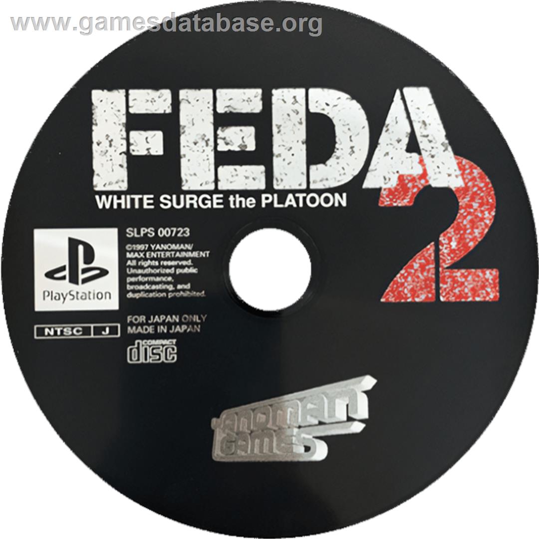 Feda 2 - White Surge The Platoon - Sony Playstation - Artwork - Cartridge