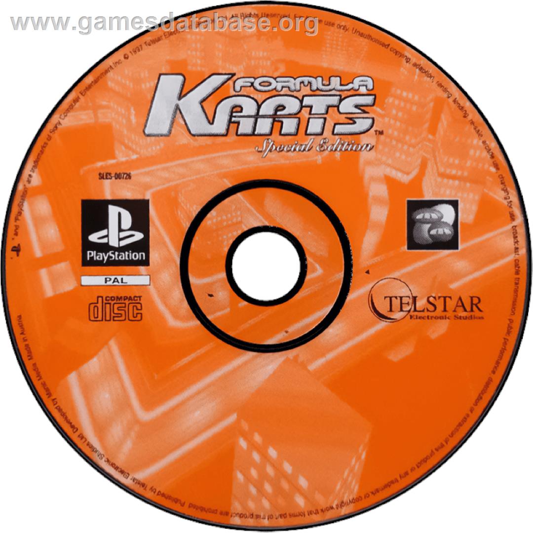 Formula Karts: Special Edition - Sony Playstation - Artwork - Cartridge
