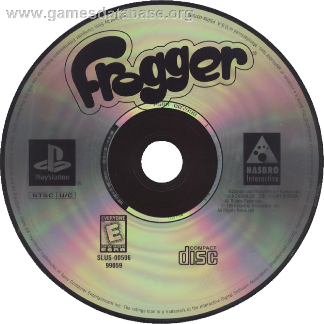 Frogger - Sony Playstation - Artwork - Cartridge