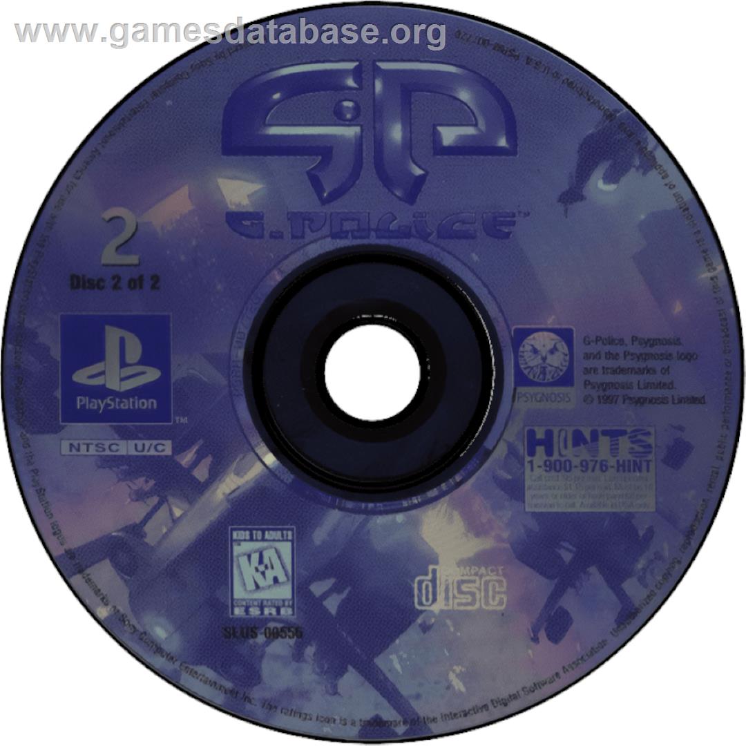 G-Police - Sony Playstation - Artwork - Cartridge