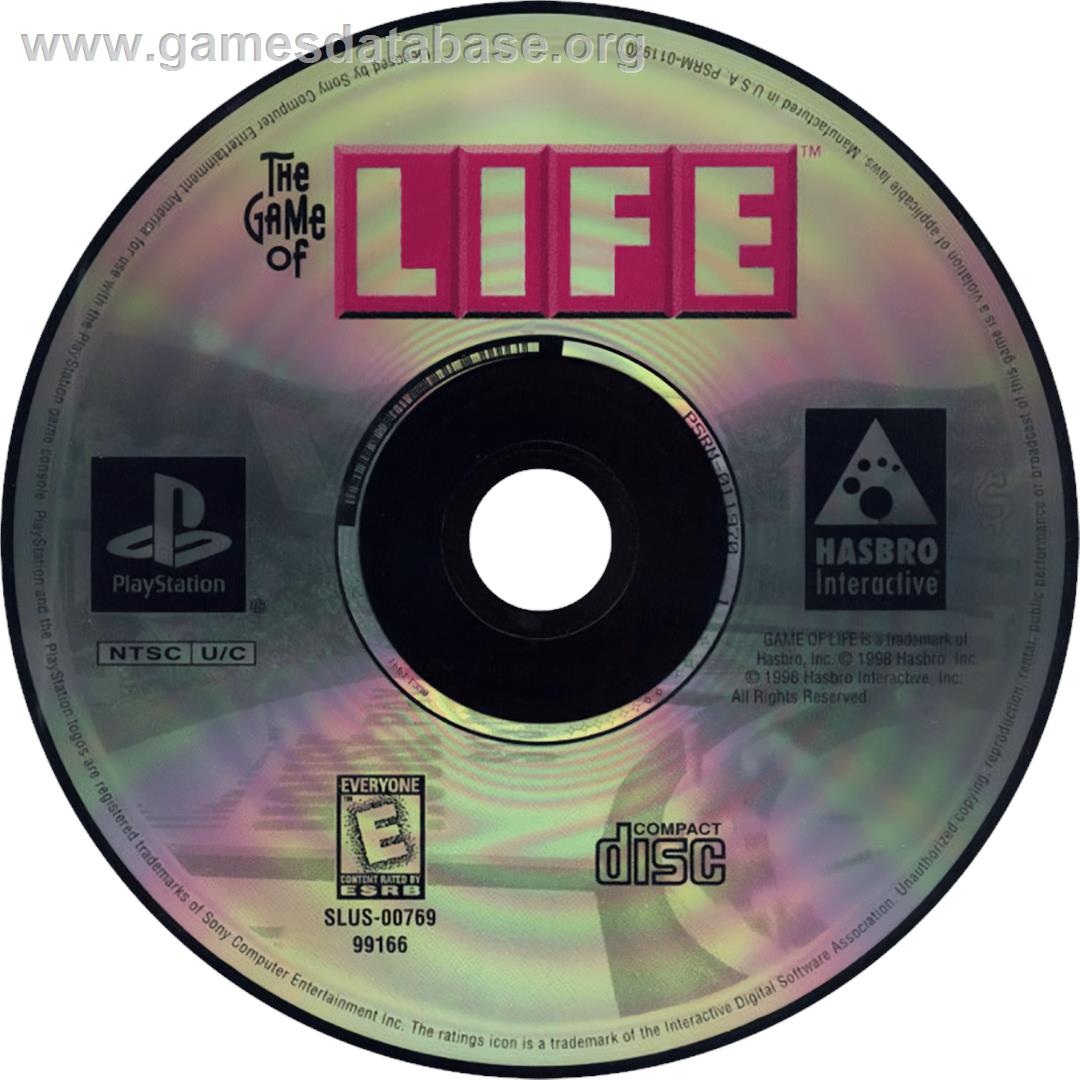 Game Of Life, The - Sony Playstation - Artwork - Cartridge