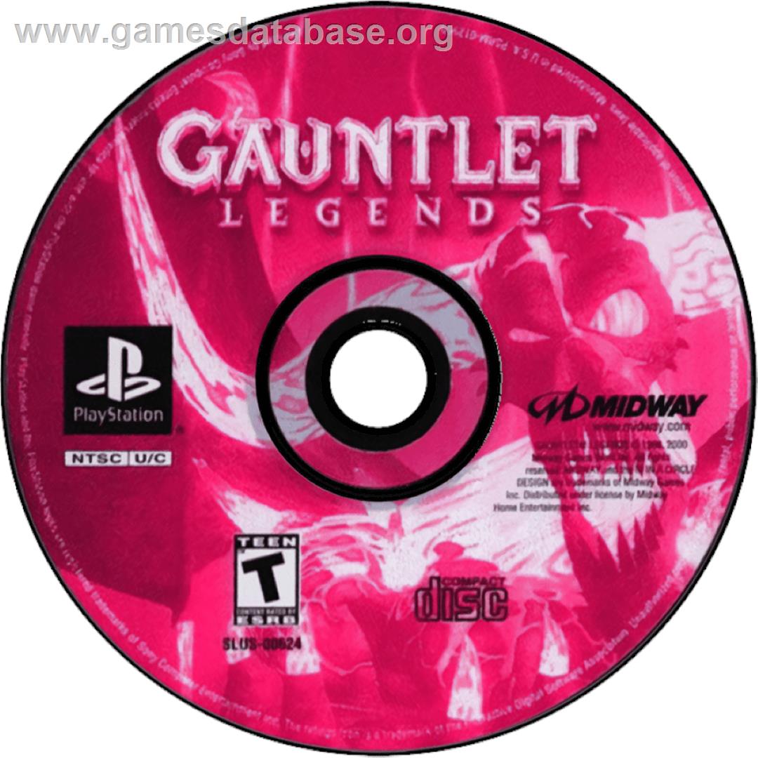 Gauntlet Legends - Sony Playstation - Artwork - Cartridge