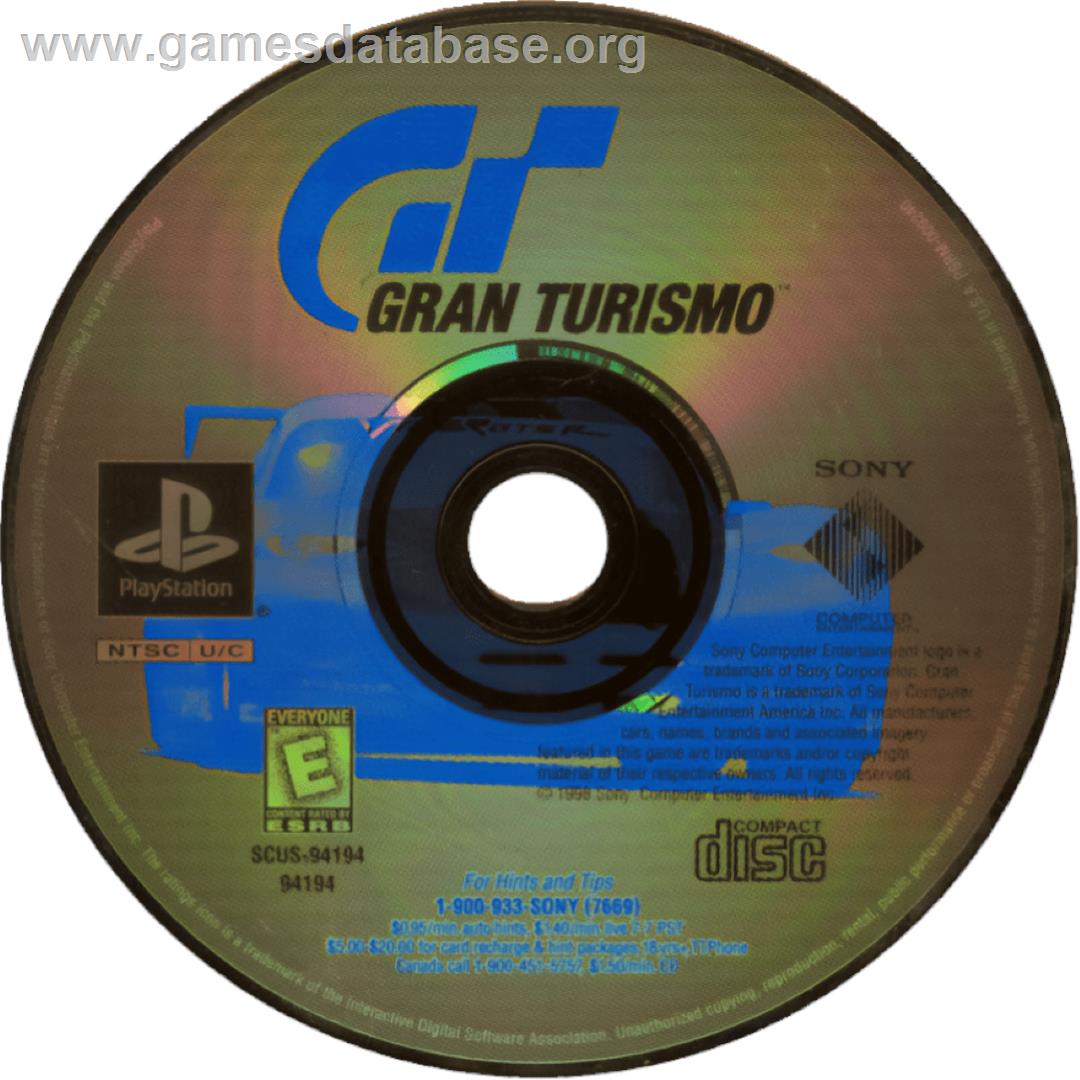 Gran Turismo / Motor Toon Grand Prix 2 - Sony Playstation - Artwork - Cartridge