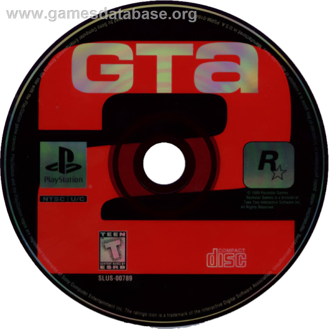 Grand Theft Auto 2 - Sony Playstation - Artwork - Cartridge