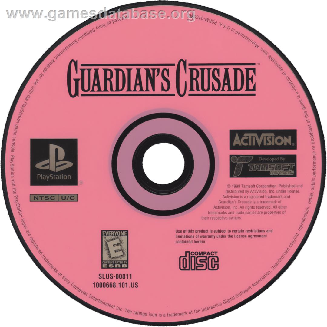 Guardian's Crusade - Sony Playstation - Artwork - Cartridge