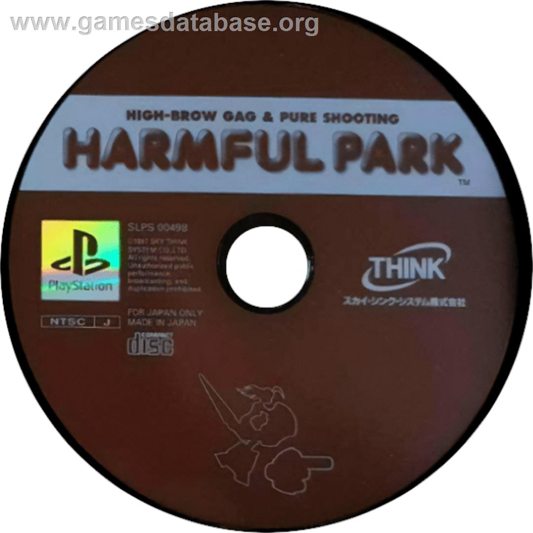 Harmful Park - Sony Playstation - Artwork - Cartridge