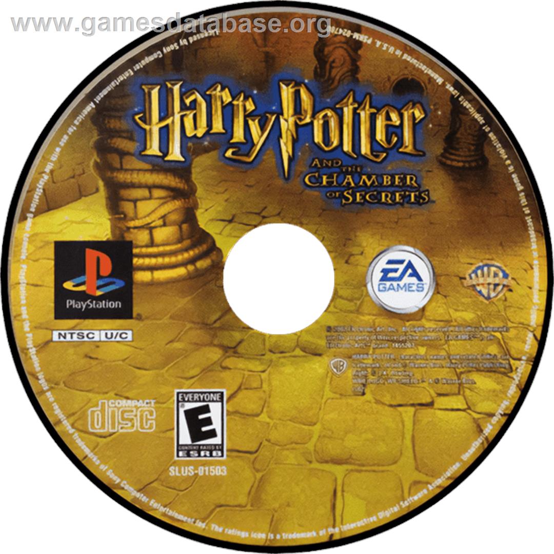 Harry Potter and the Chamber of Secrets - Sony Playstation - Artwork - Cartridge