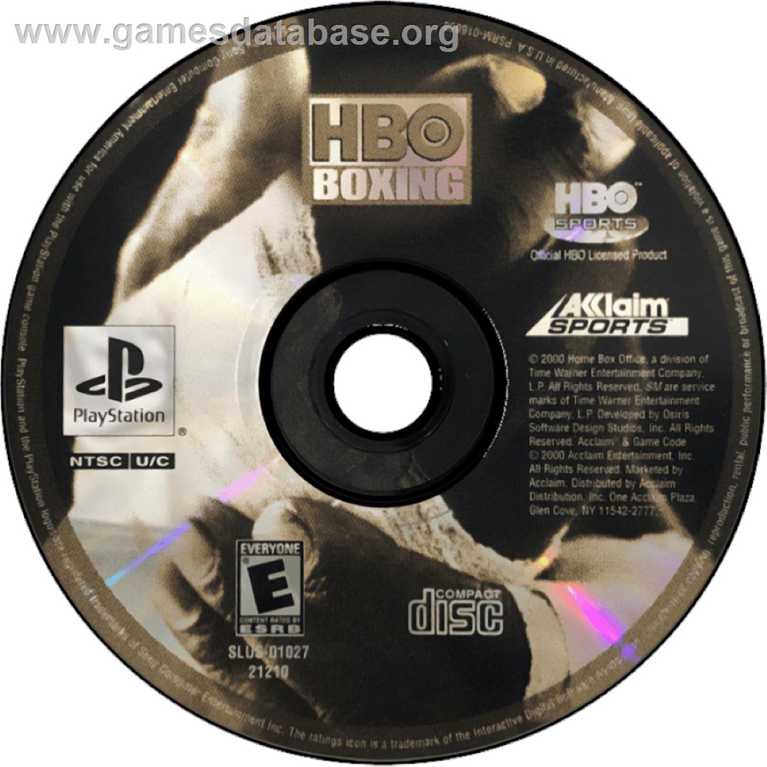 Hbo Boxing - Sony Playstation - Artwork - Cartridge