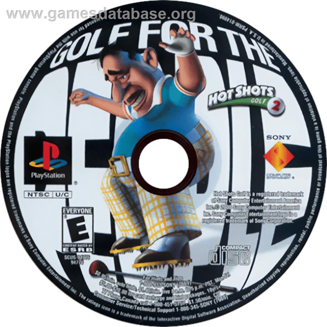 Hot Shots Golf 2 - Sony Playstation - Artwork - Cartridge