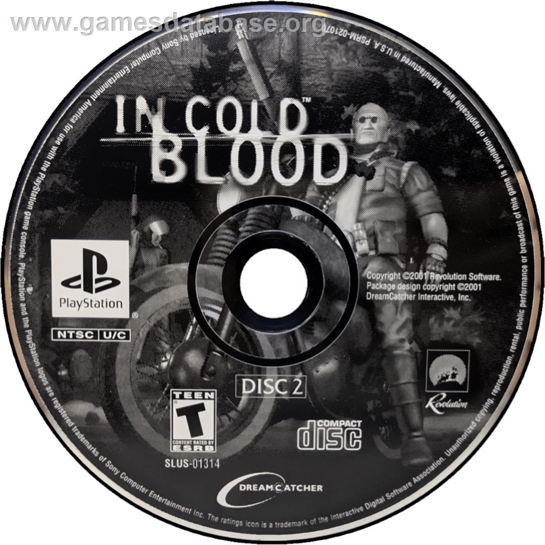 In Cold Blood - Sony Playstation - Artwork - Cartridge