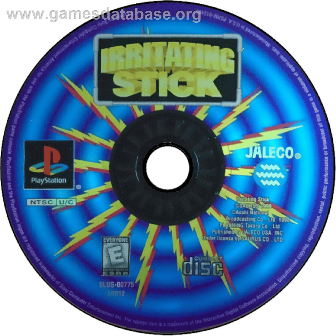 Irritating Stick - Sony Playstation - Artwork - Cartridge