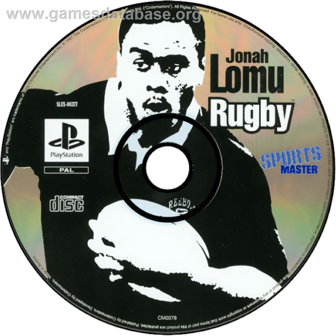Jonah Lomu Rugby / Brian Lara Cricket - Sony Playstation - Artwork - Cartridge