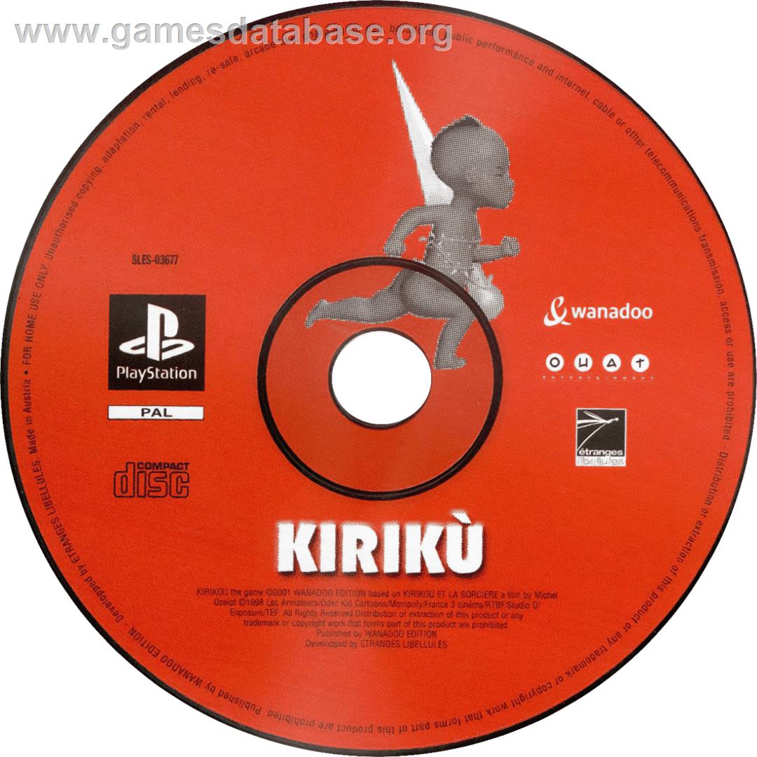 Kirikou - Sony Playstation - Artwork - Cartridge