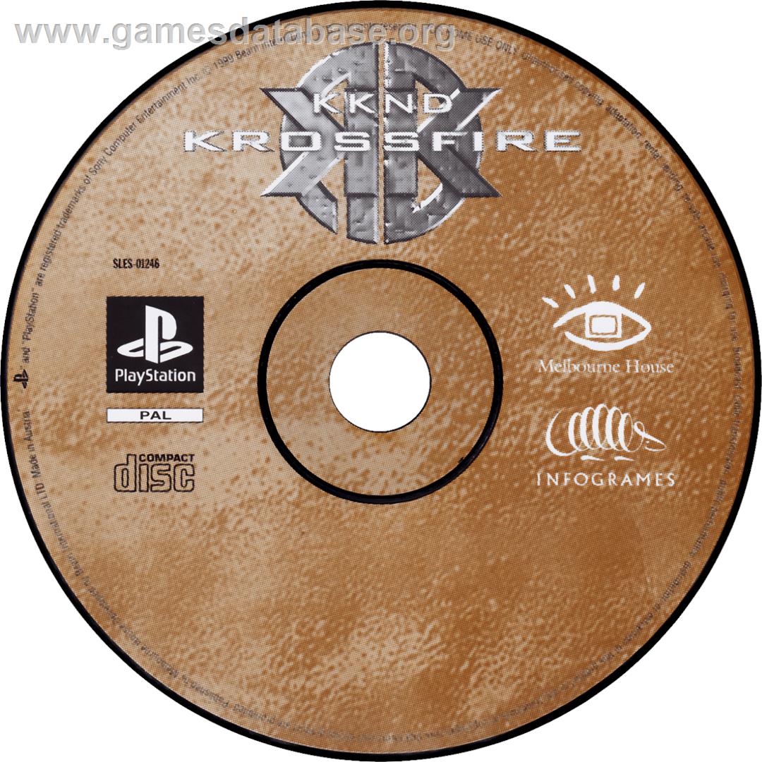 Kknd - Krossfire - Sony Playstation - Artwork - Cartridge