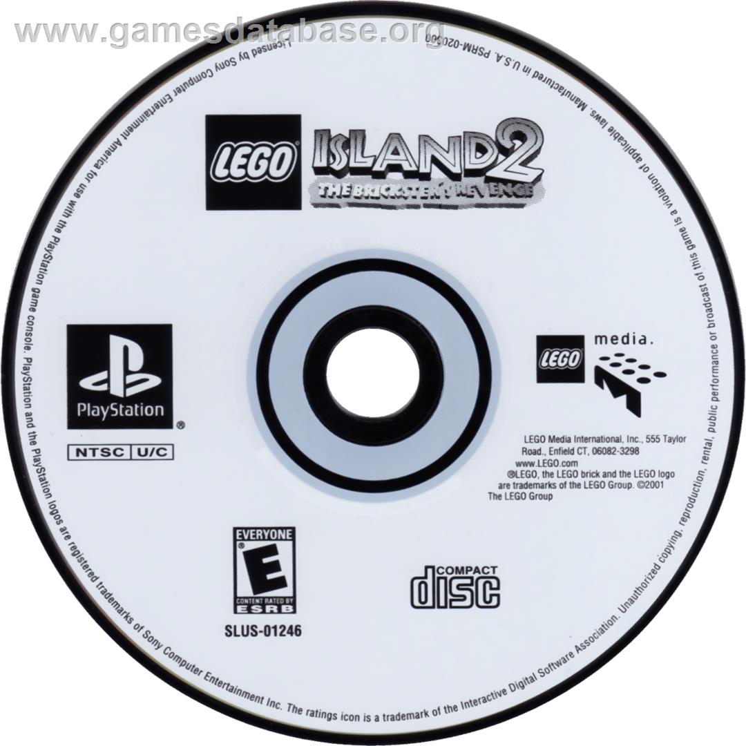 LEGO Island 2: The Brickster's Revenge - Sony Playstation - Artwork - Cartridge