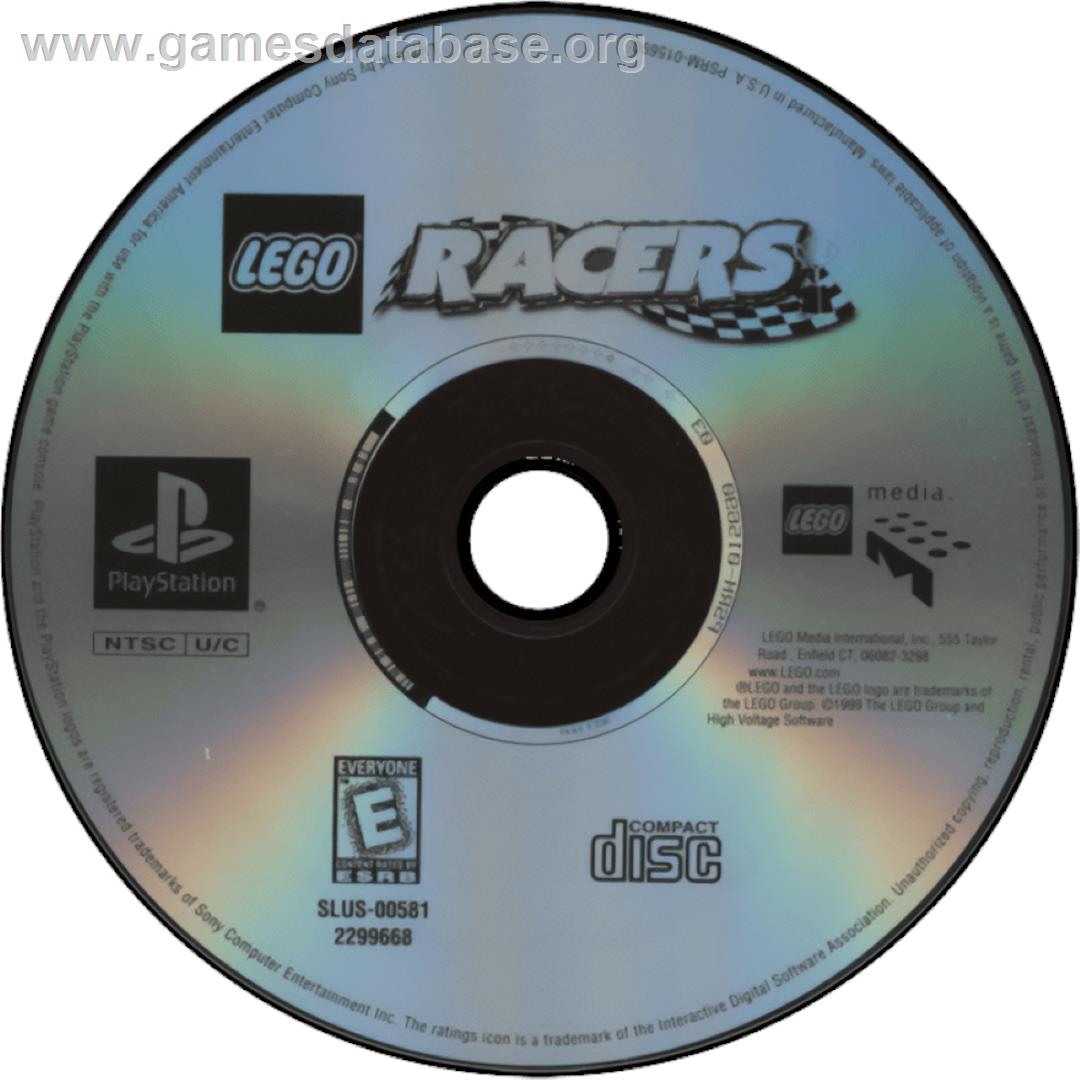 LEGO Racers - Sony Playstation - Artwork - Cartridge