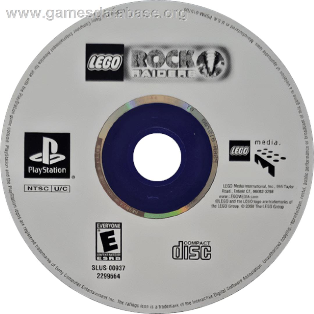 Lego Rock Raiders - Sony Playstation - Artwork - Cartridge