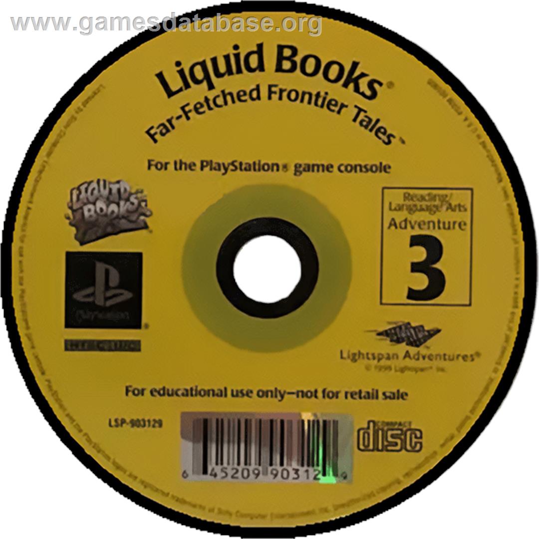 Lightspan - Liquid Books 3 - Far-fetched Frontier Tales - Sony Playstation - Artwork - Cartridge