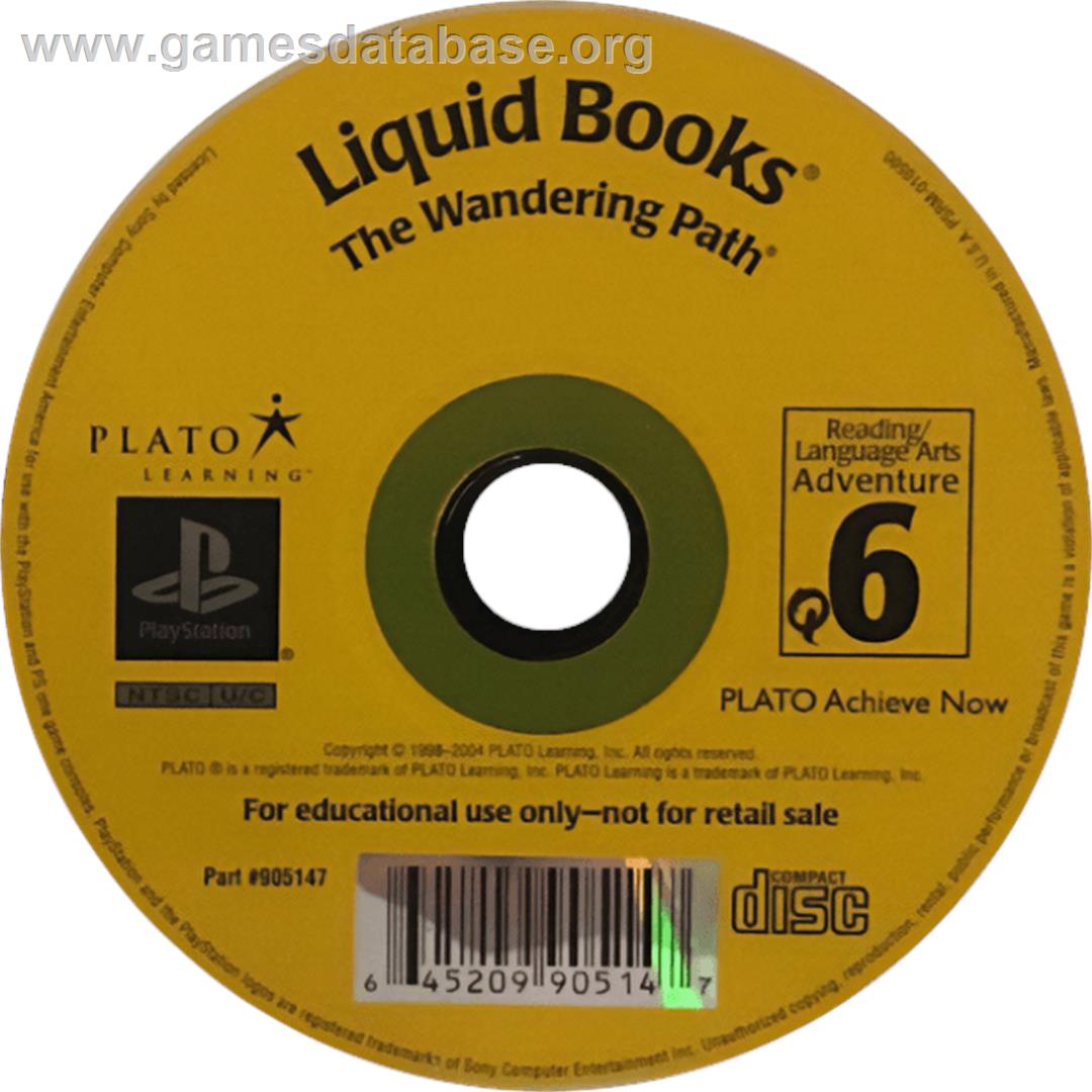 Lightspan - Liquid Books 6 - The Wandering Path - Sony Playstation - Artwork - Cartridge
