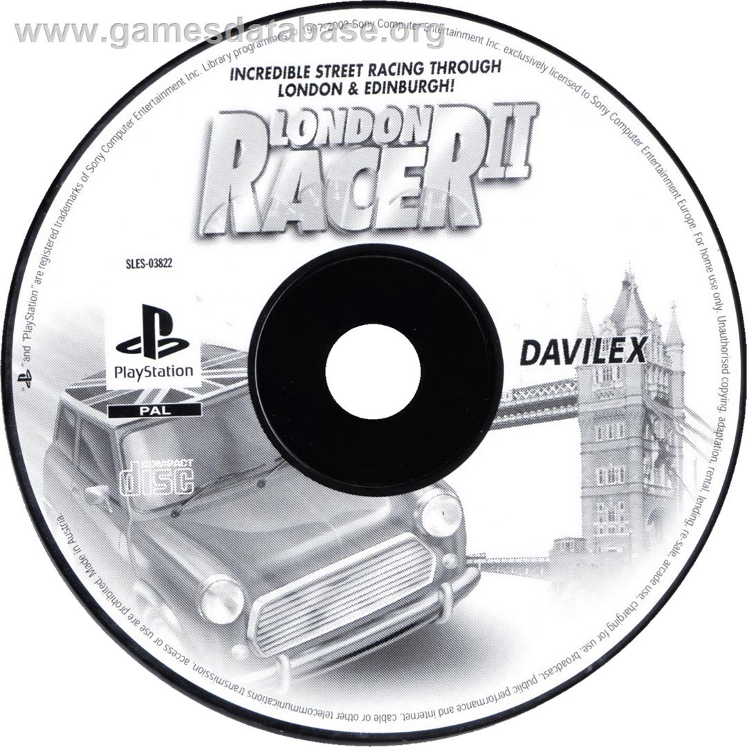 London Racer 2 - Sony Playstation - Artwork - Cartridge