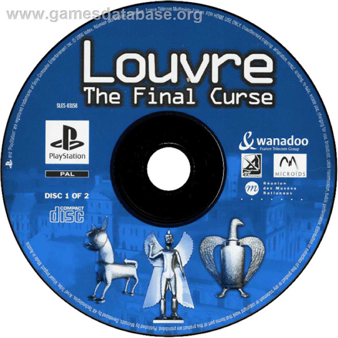 Louvre - L'ultime Malediction - Sony Playstation - Artwork - Cartridge