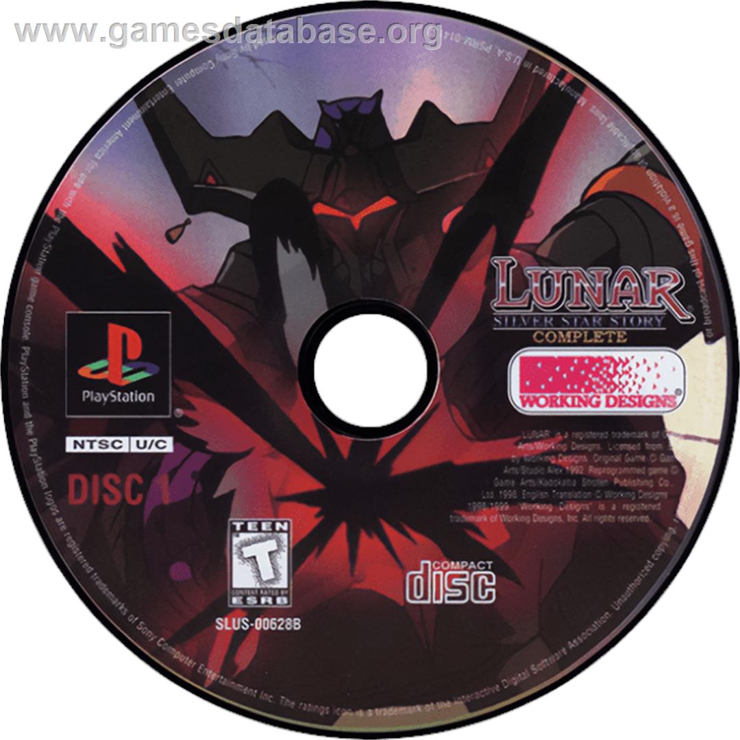 Lunar - Silver Star Story Complete - Sony Playstation - Artwork - Cartridge
