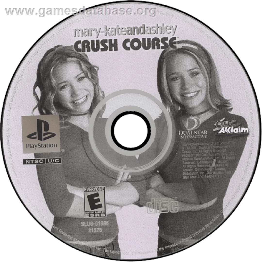 Mary-kate And Ashley - Crush Course - Sony Playstation - Artwork - Cartridge