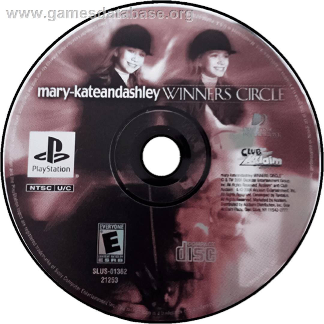 Mary-kate And Ashley - Winners Circle - Sony Playstation - Artwork - Cartridge