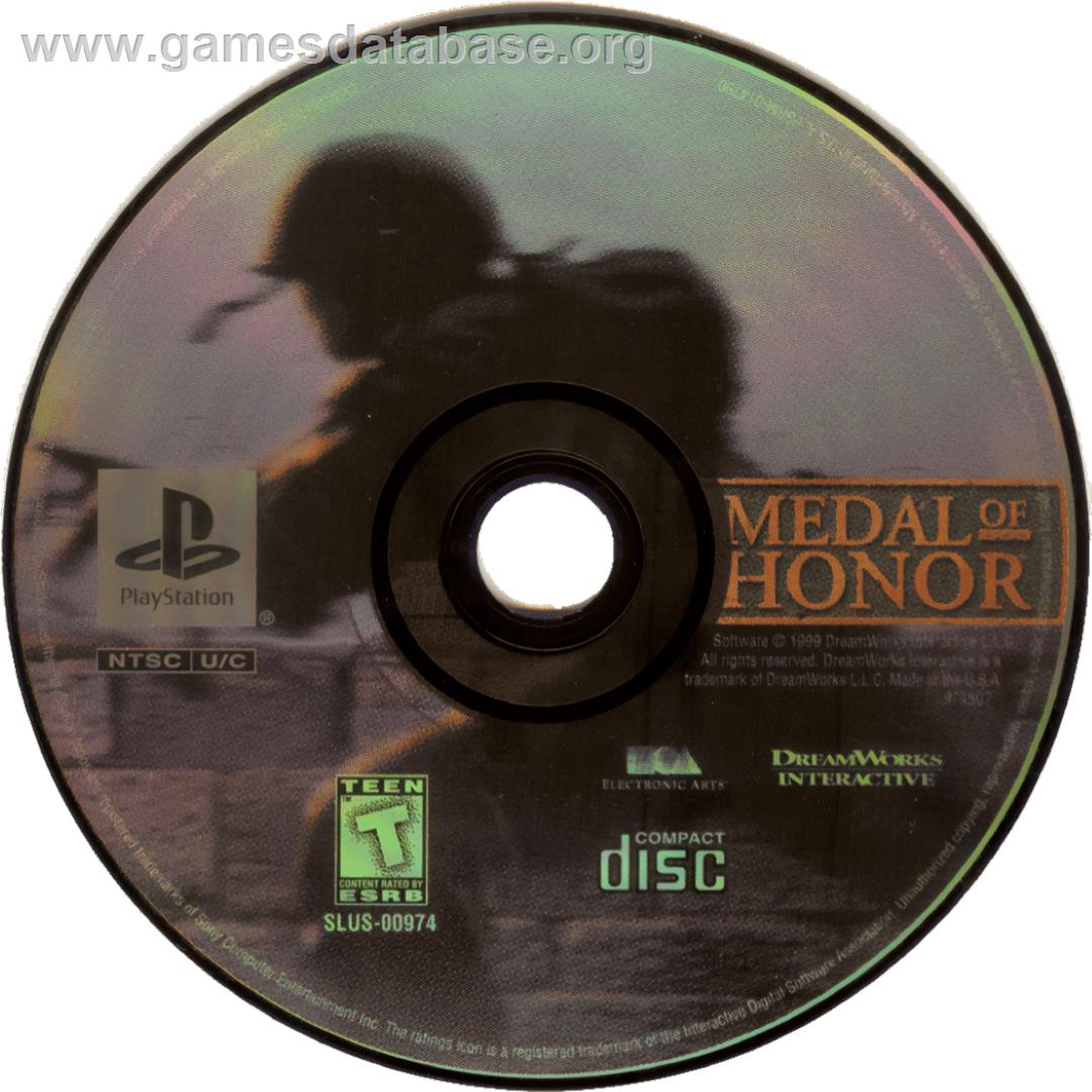 Medal of Honor - Sony Playstation - Artwork - Cartridge