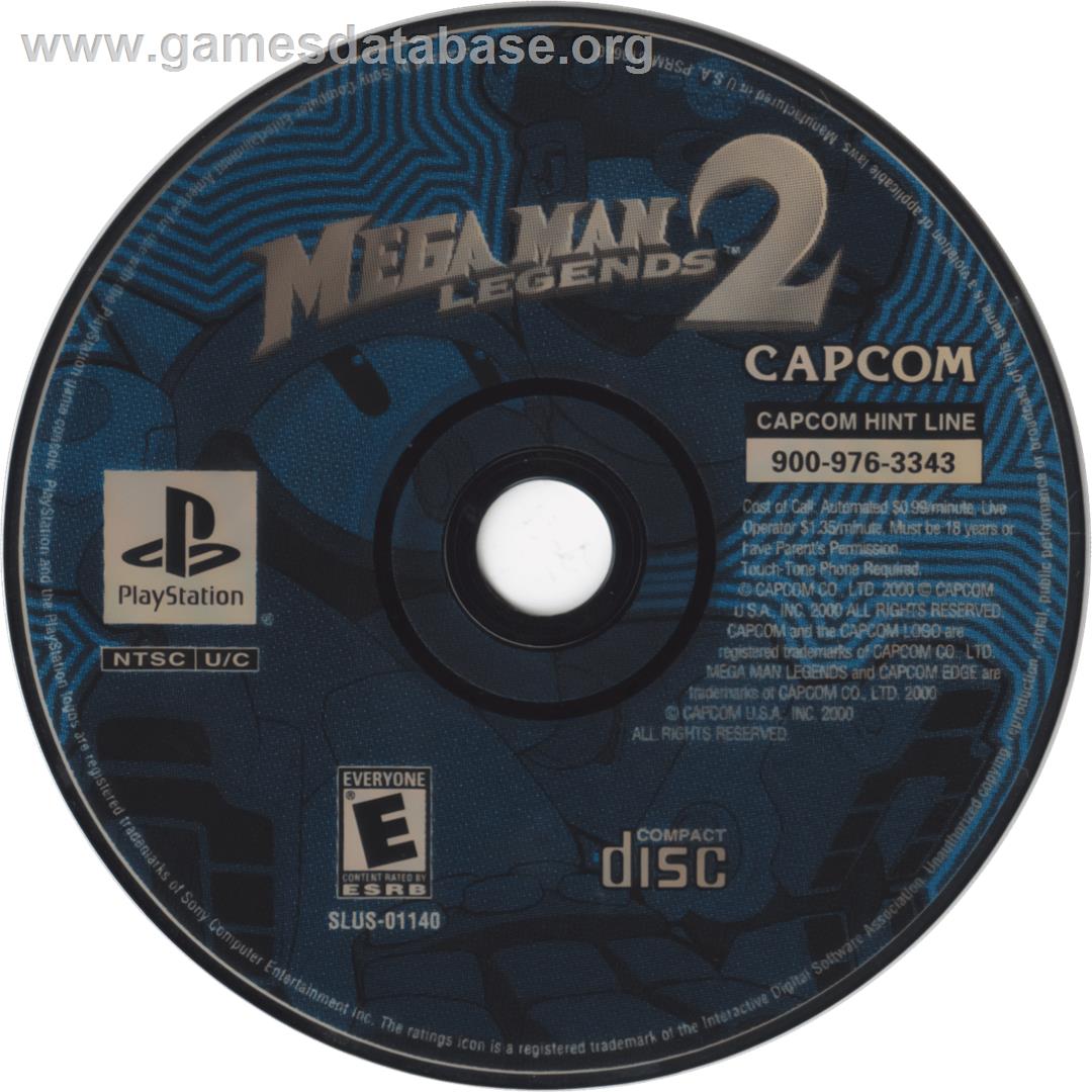 Mega Man Legends 2 - Sony Playstation - Artwork - Cartridge
