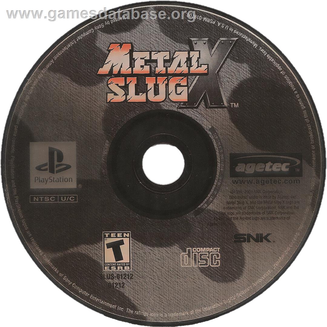Metal Slug X: Super Vehicle - 001 - Sony Playstation - Artwork - Cartridge
