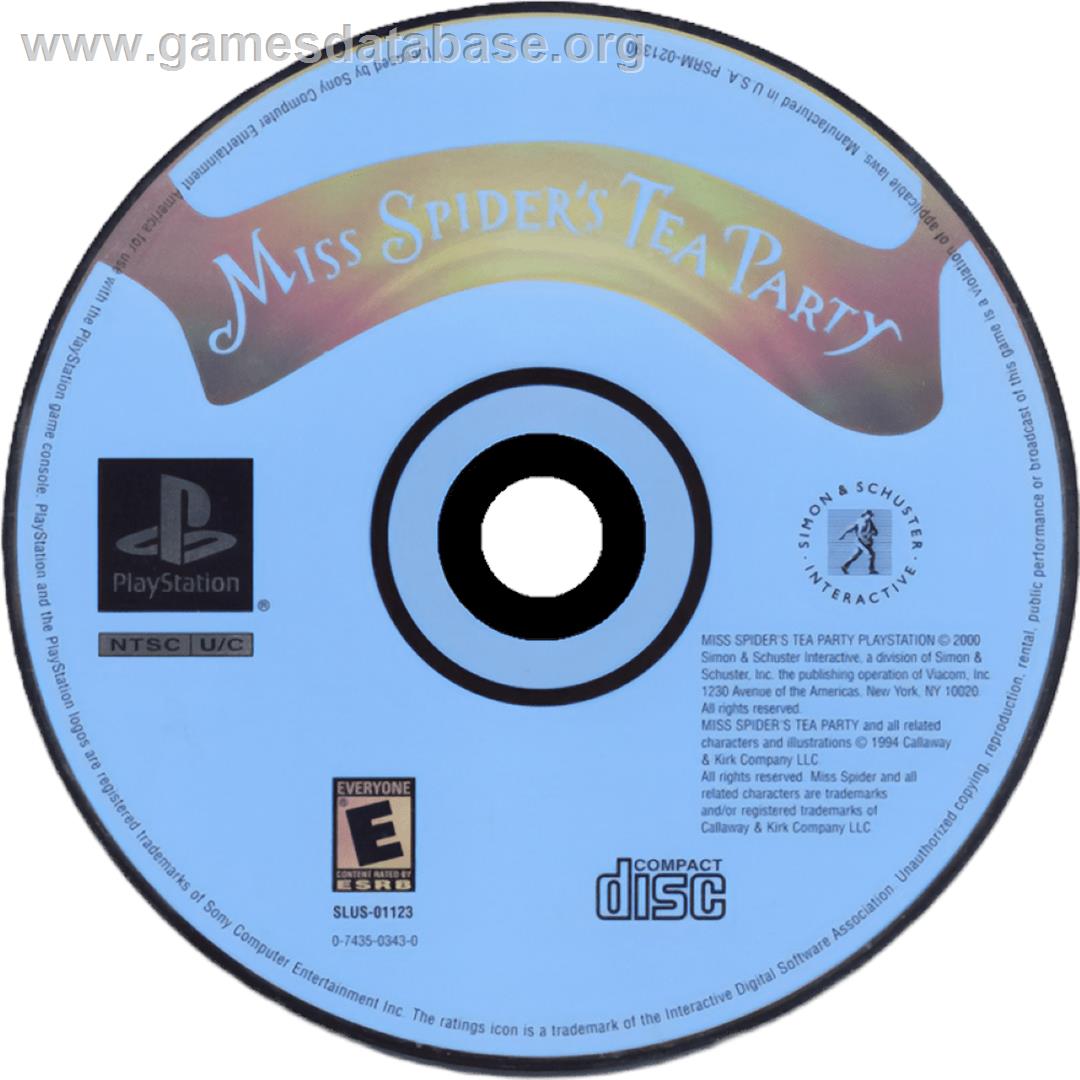Miss Spider's Tea Party - Sony Playstation - Artwork - Cartridge