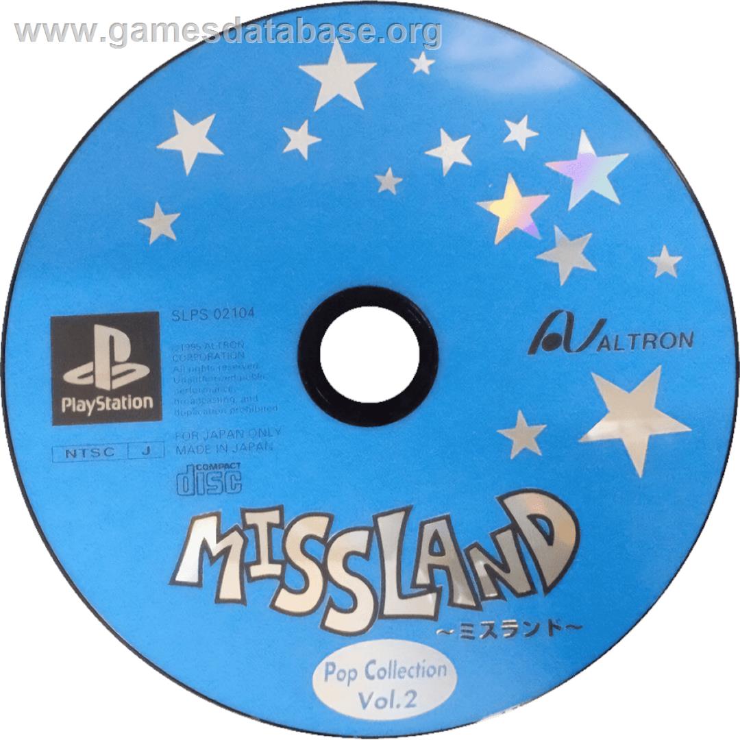 Missland - Sony Playstation - Artwork - Cartridge