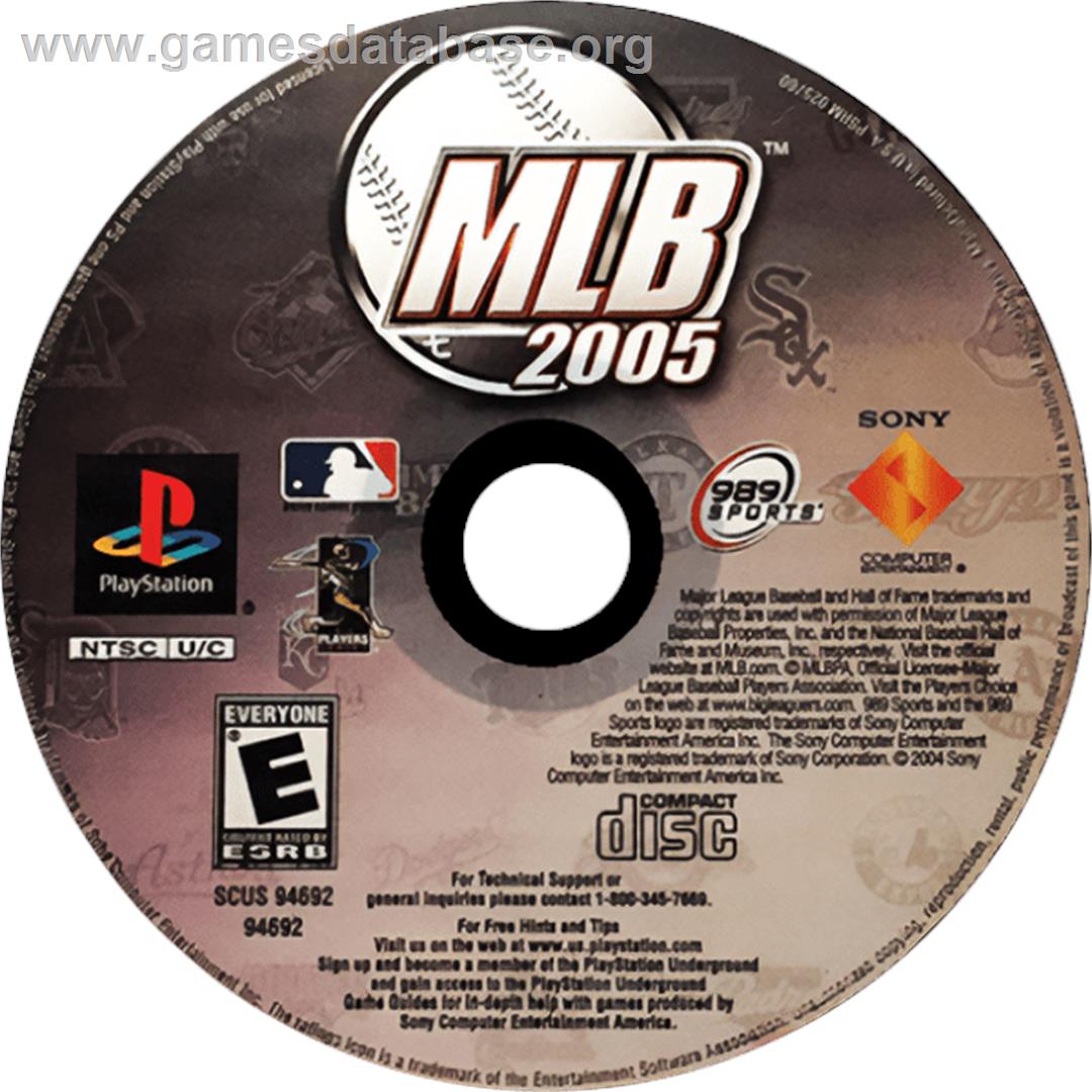 Mlb 2005 - Sony Playstation - Artwork - Cartridge
