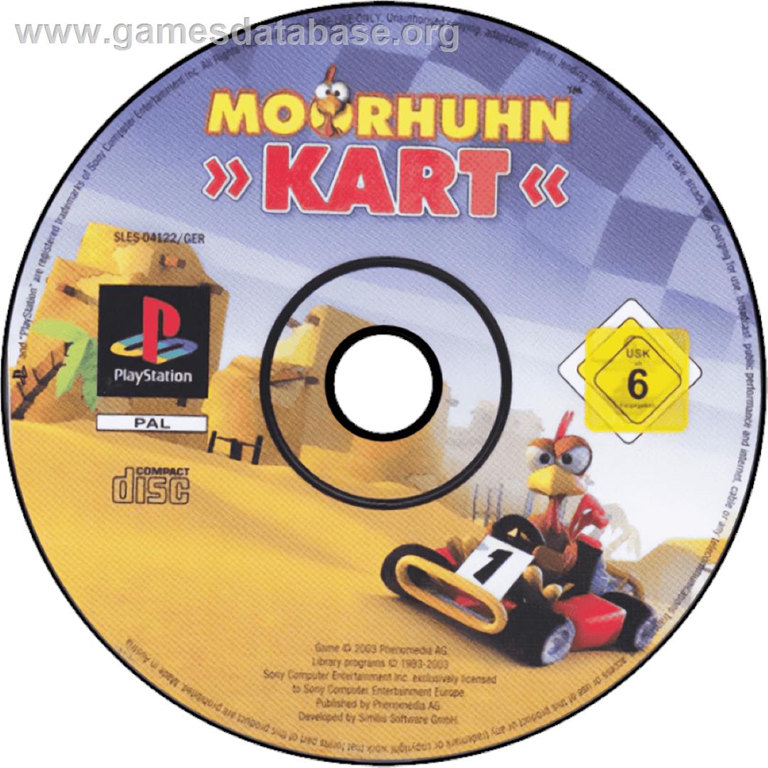 Moorhuhn Kart - Sony Playstation - Artwork - Cartridge