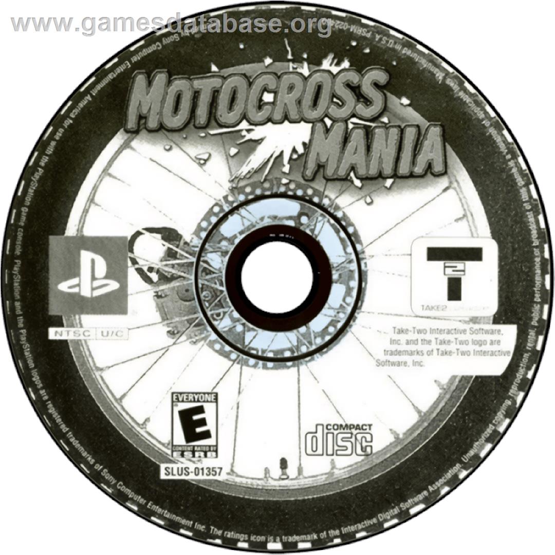 Motocross Mania - Sony Playstation - Artwork - Cartridge