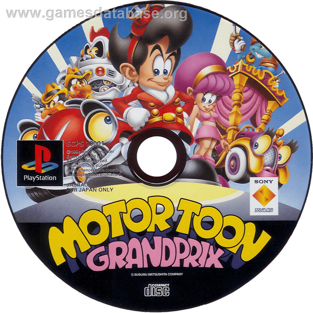 Motor Toon Grand Prix - Sony Playstation - Artwork - Cartridge