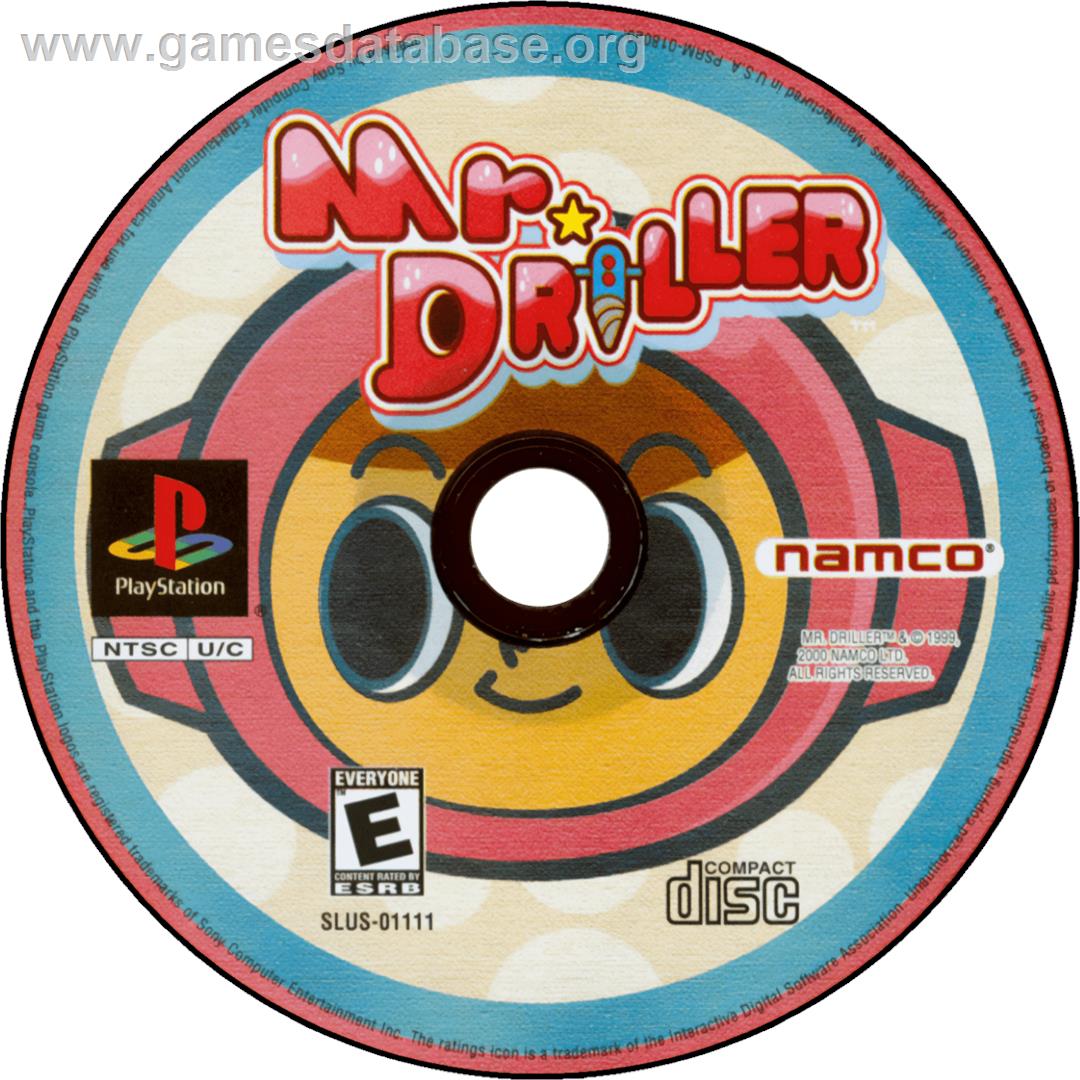 Mr. Driller - Sony Playstation - Artwork - Cartridge