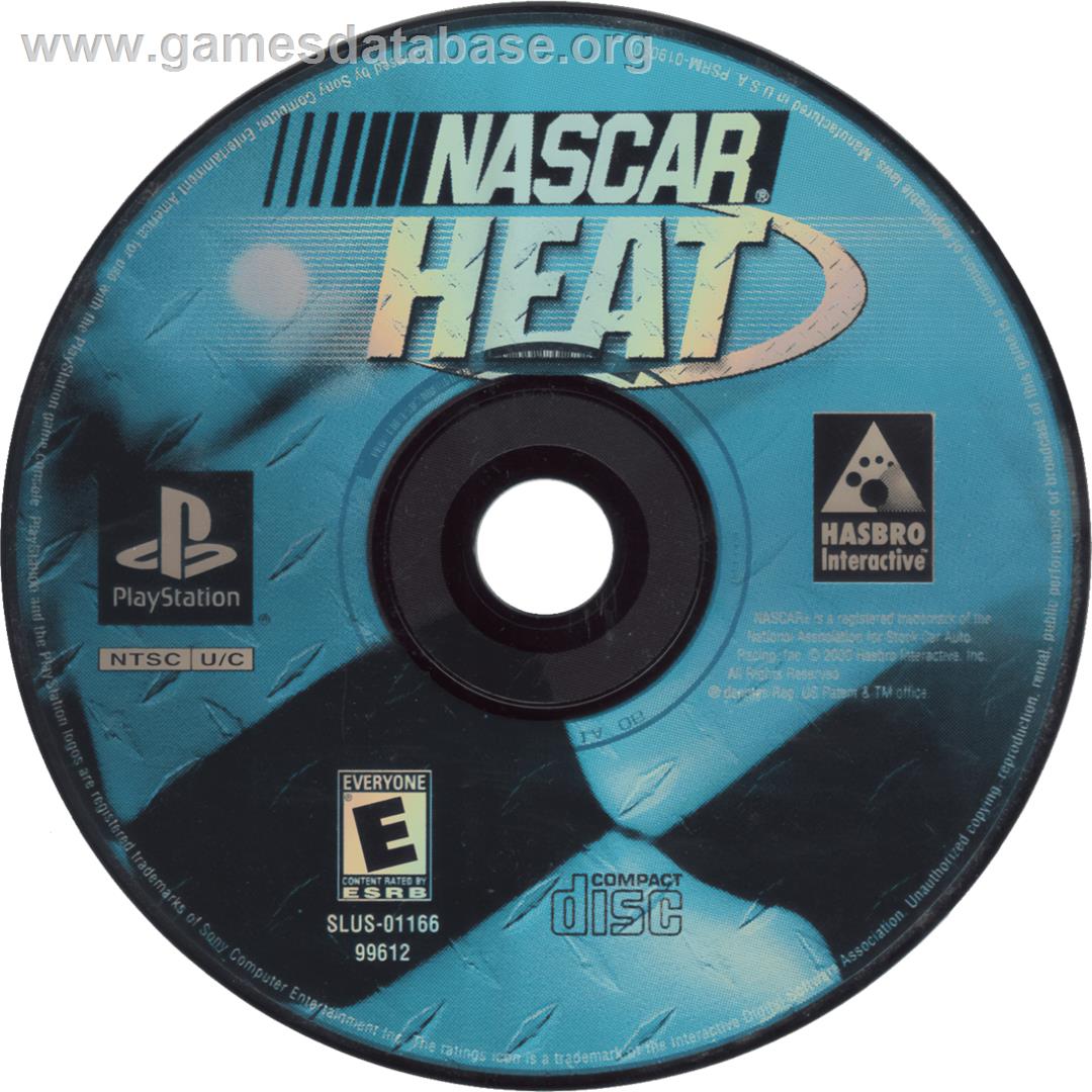 NASCAR Heat - Sony Playstation - Artwork - Cartridge