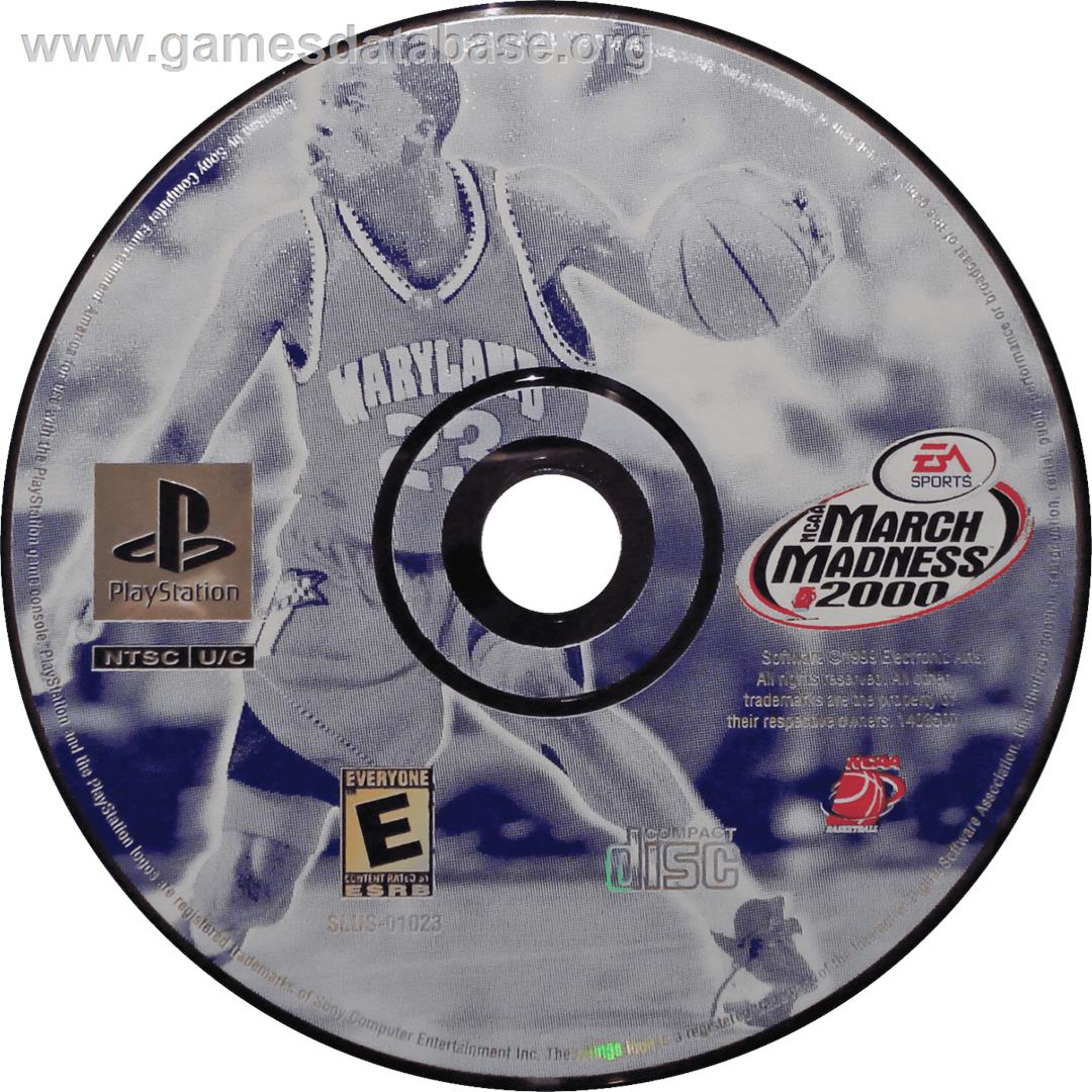 NCAA March Madness 2000 - Sony Playstation - Artwork - Cartridge