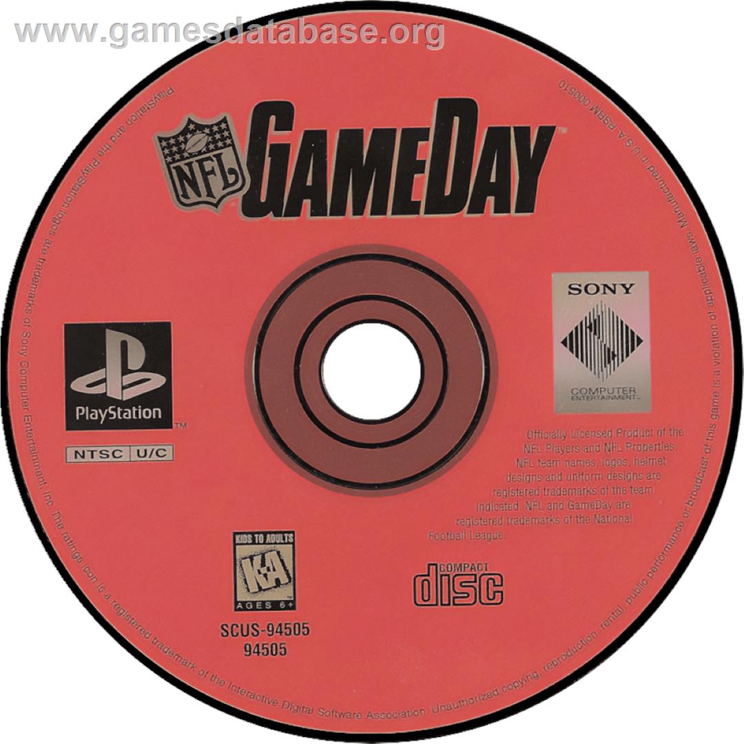 NFL GameDay - Sony Playstation - Artwork - Cartridge