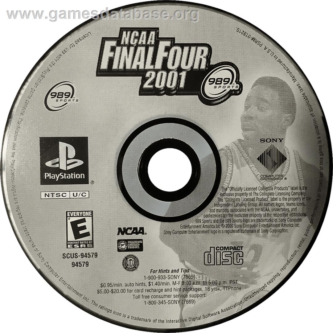 Ncaa Final Four 2001 - Sony Playstation - Artwork - Cartridge