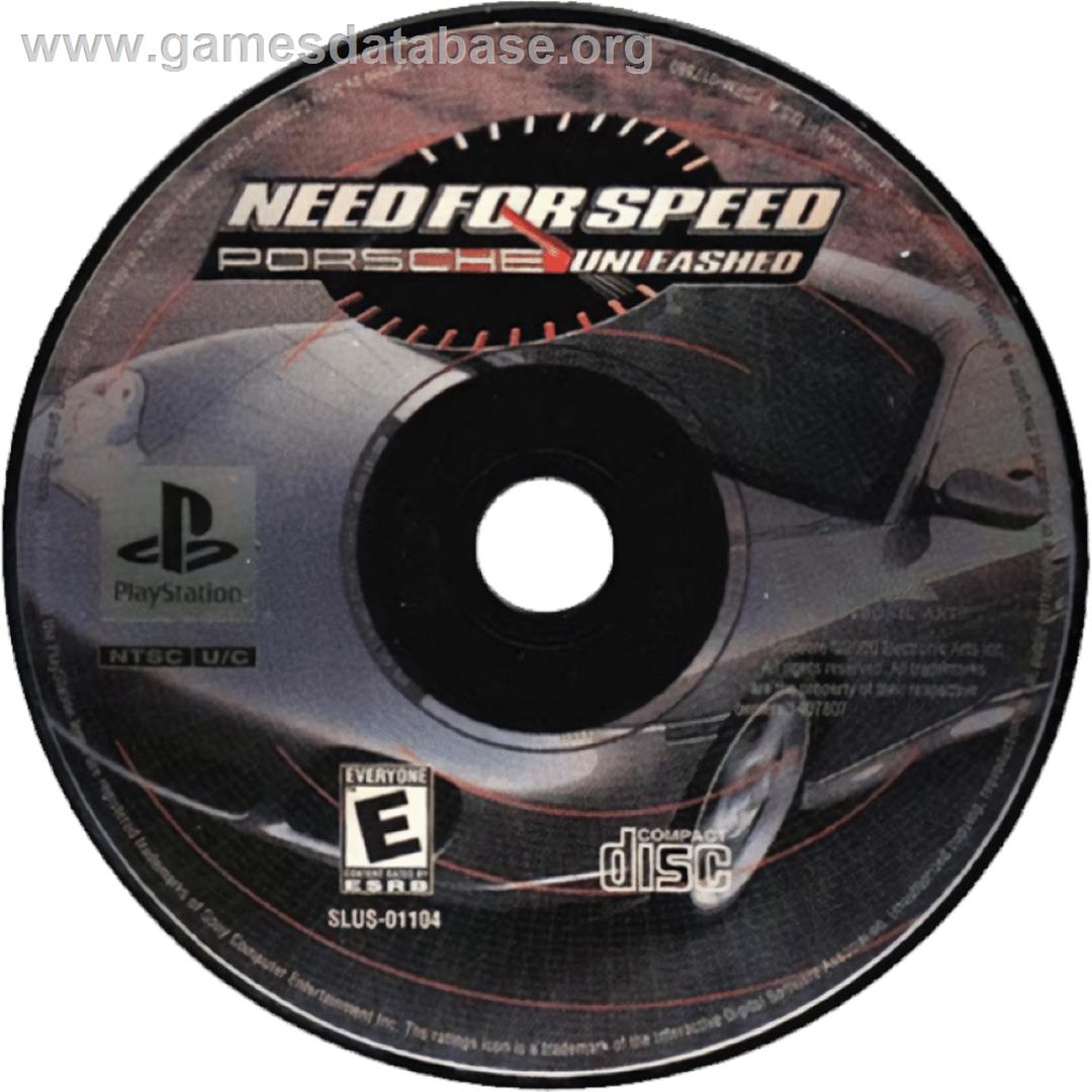 Need for Speed: Porsche Unleashed - Sony Playstation - Artwork - Cartridge