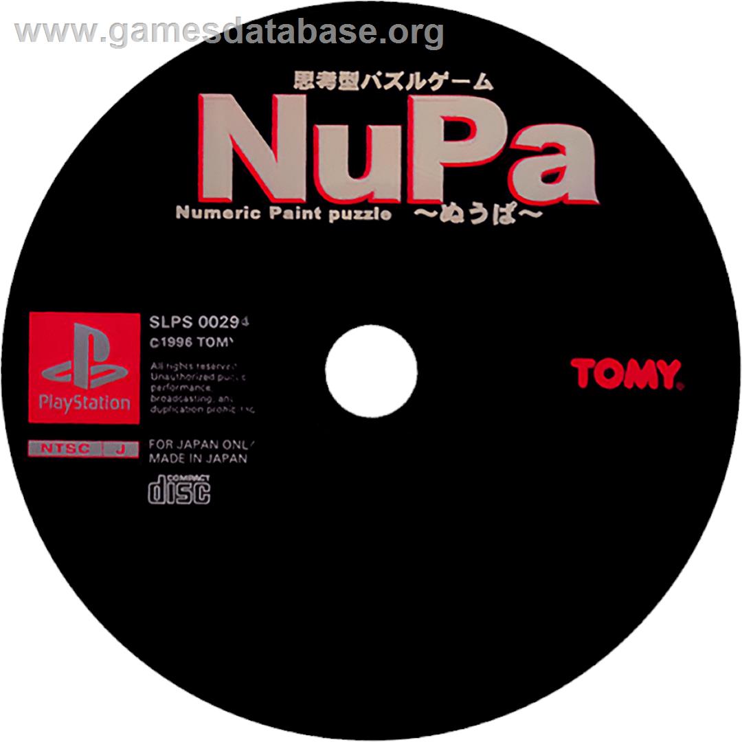 Nupa - Numeric Paint Puzzle - Sony Playstation - Artwork - Cartridge