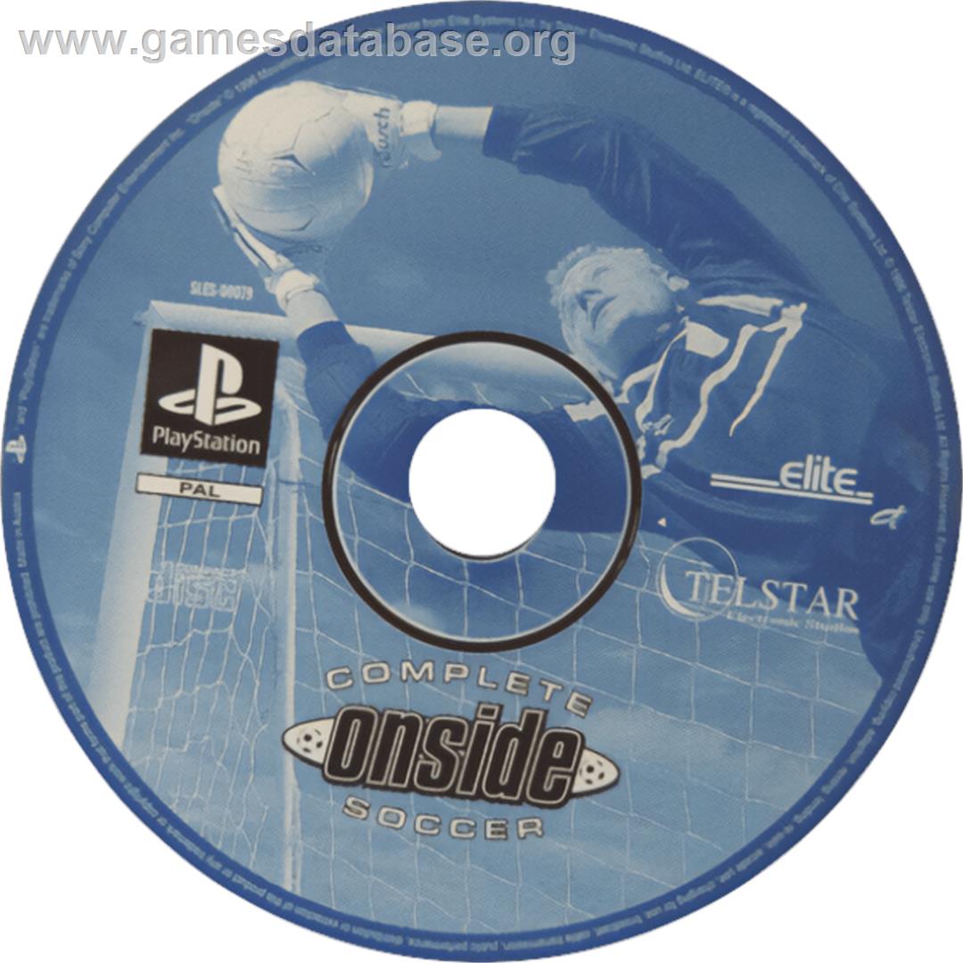 ONSIDE Complete Soccer - Sony Playstation - Artwork - Cartridge