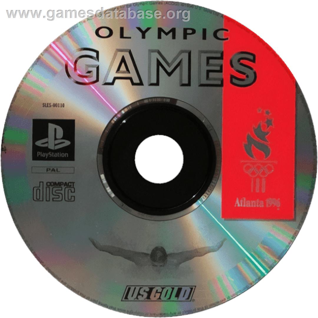 Olympic Games - Atlanta 1996 - Sony Playstation - Artwork - Cartridge