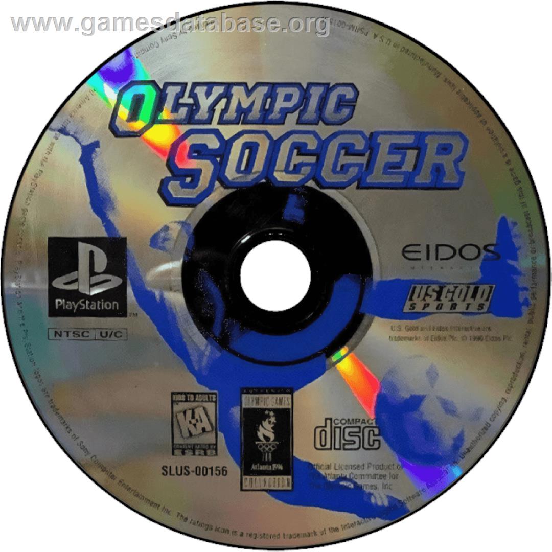 Olympic Soccer - Atlanta 1996 - Sony Playstation - Artwork - Cartridge
