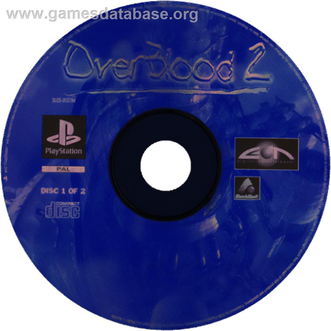 Overblood 2 - Sony Playstation - Artwork - Cartridge